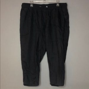 Allen Allen XL Capris Pants 100% Linen